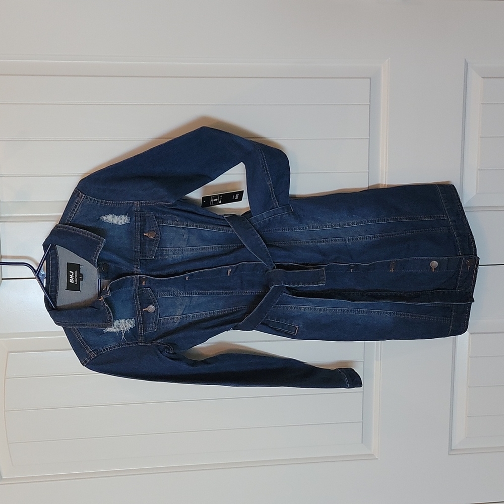 BHJ Blue jean dress. Small.